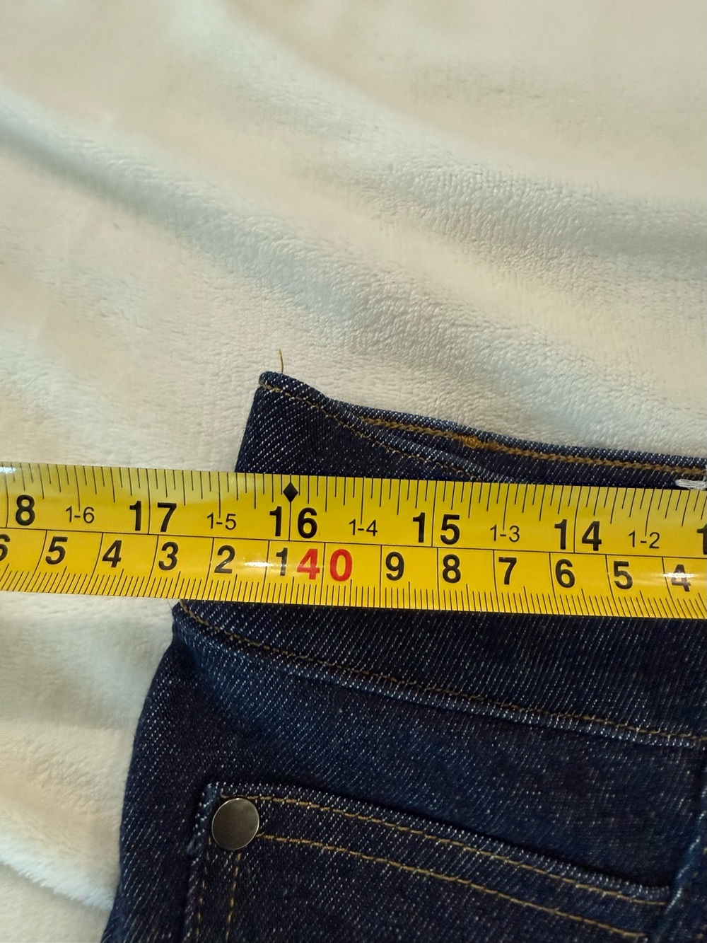 SPANX Pull On Blue Jeans Womens Size XL Dark Wash Bootcut Leg E09 - Picture 4 of 5
